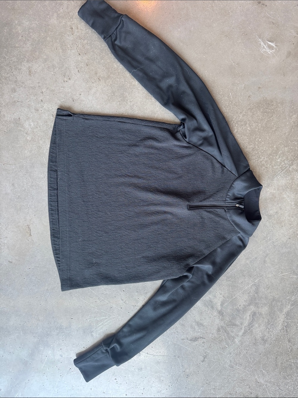 Women’s Zip-Up Lightweight Quarter-Zip Sweater - Black